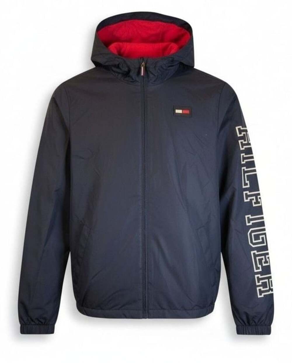 Tommy Hilfiger Jacket Size XL 18/20 Y Navy Blue Red XS Adult